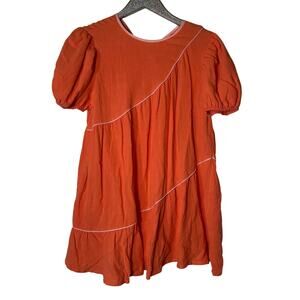 Labelrail x Collyer Twins Orange Pink Dress NEW